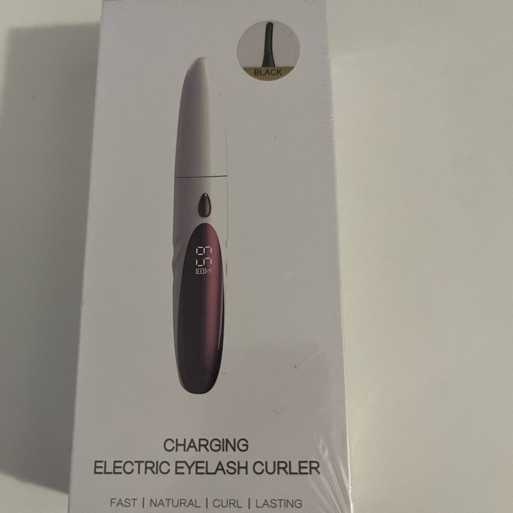 Charging Electric Eyelash Curler - Black